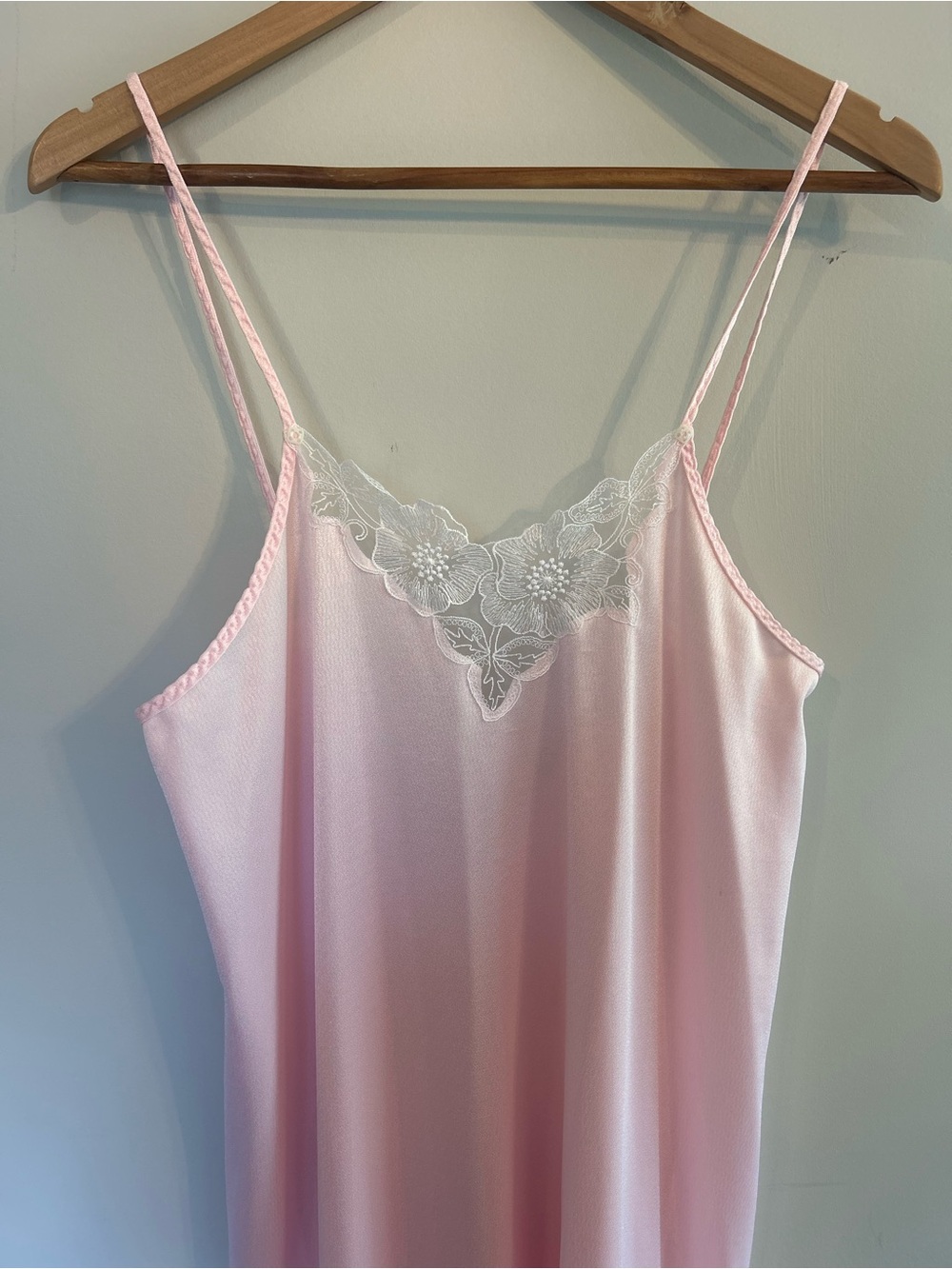 Vintage Belimage by Gregg Pink Lace Nightgown Romantic Feminine Slip Dress - Picture 2 of 6